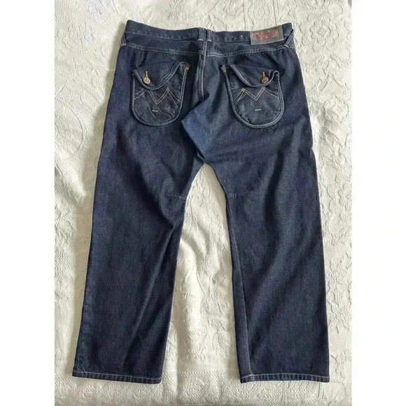 Marquee Vega Co Indigo Blue Men's Ringspun Selvedge Denim Jeans 42W X 30L (40) - Picture 2 of 16